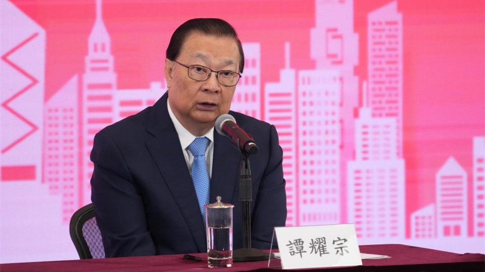 譚耀宗：嚴懲黎智英大快人心　須繼續做好國安教育工作